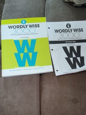 Wordly Wise 3000 Book 6 Vocabulary Workbook And Answer Key
